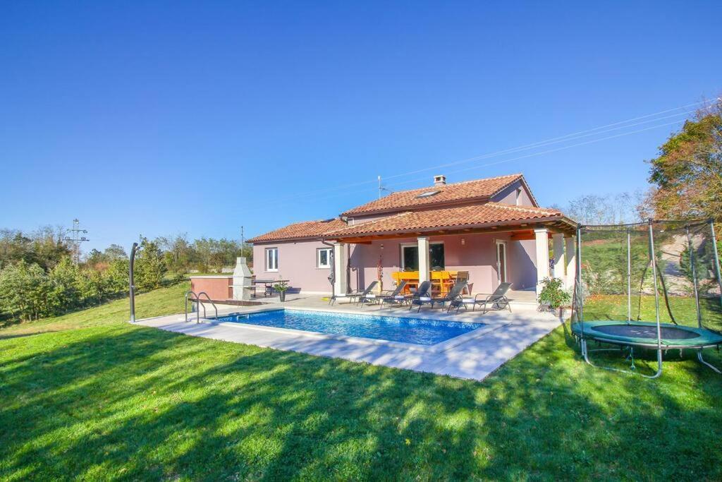 Modern House With Private Pool Villa Žminj Eksteriør bilde