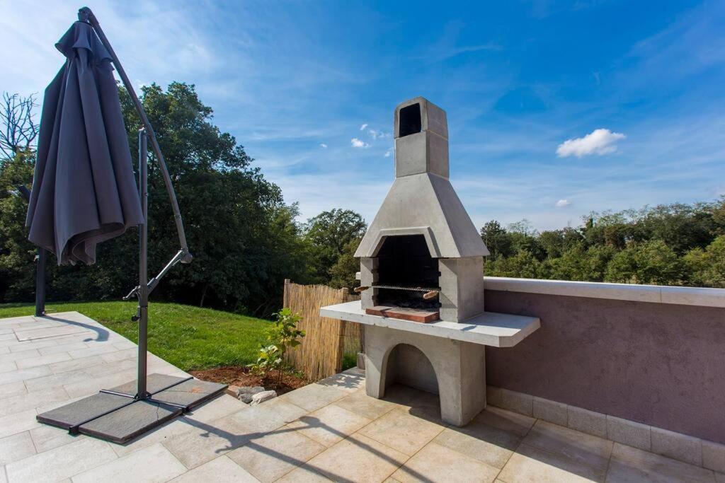Modern House With Private Pool Villa Žminj Eksteriør bilde